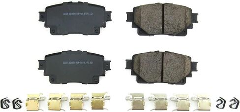 Power Stop 17-2305 خلفية Z17 Ceramic Brake Fads مع أجهزة لـ IS ، IS ، IS ، NX ، NX ، NX3 ، NX45 ، RC300 ، RC350 ، Highlander ، RAV4 Prime ، Sienna ، BZ4X [Model Secons] in Saudi Arabia