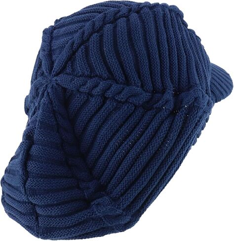 Armycrew Dreadlock Deep Shell RGY Cable Knit Cotton Rasta Beanie with Brim in Saudi Arabia