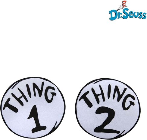 Dr. Seuss Thing 1 & Thing 2 كبير المكون من قطعة 2 قطعة على التصحيح للأطفال والبالغين in Saudi Arabia