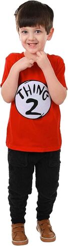 Dr. Seuss Thing 1 & Thing 2 كبير المكون من قطعة 2 قطعة على التصحيح للأطفال والبالغين in Saudi Arabia