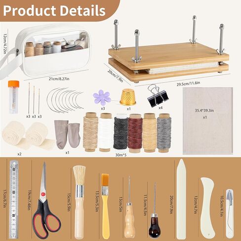 pamctry Bamboo Wooden Book Press - Portable Binding Machine (11.6 x 7.9 inches) in Saudi Arabia