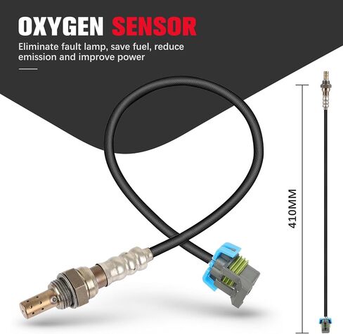 QIJIAUTO O2 Oxygen Sensor Downstream & Bank 1 Sensor 2 - Fit for Chevy Colorado, Equinox, Malibu, for Buick Enclave, Lacrosse, for GMC Canyon, for Hummer H3 - Replace# 12597947, 12604538 in Saudi Arabia