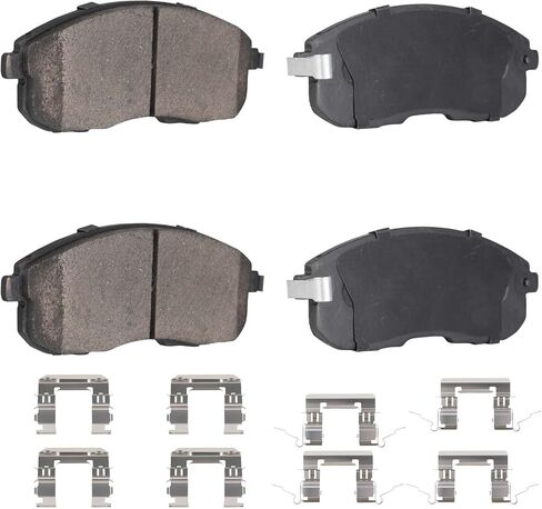 4PCS Front Ceramic Brake Pads Compatible with Infiniti I30 2000-2001 G35 2003-2004(without Brembo Calipers) Nissan 350Z 2003-2005(without Brembo Calipers) Suzuki SX4 2009-2013 in Saudi Arabia