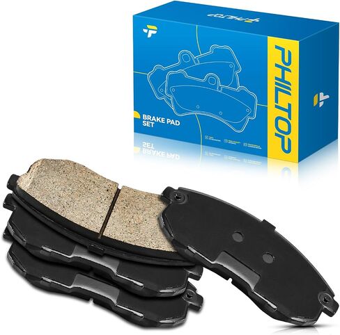 PHILTOP Ceramic Front Brake Pads For Sentra 2007-2017, 4 Pcs replace # D815A in Saudi Arabia