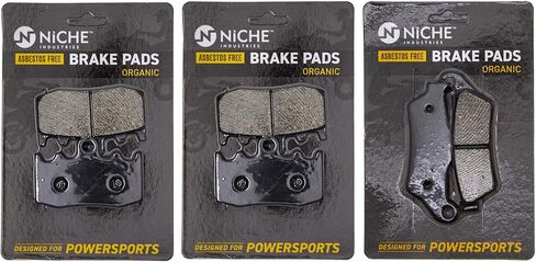 NICHE Brake Pad Set for BMW R1200GS R1100S R1150GS R1200S HP2 34117671780 34217660281 Front Rear Semi-Metallic in Saudi Arabia