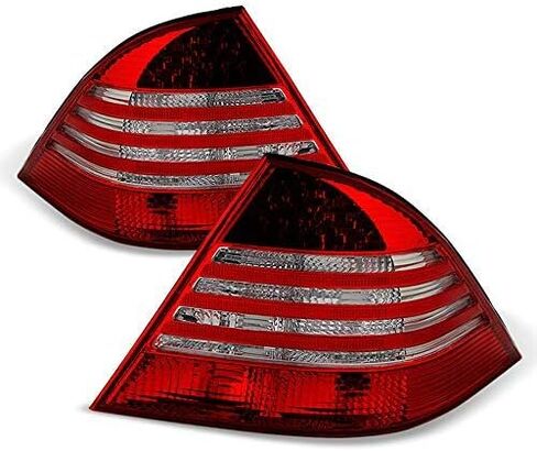 ACANII - For 2000-2006 Mercedes Benz W220 S430 S500 S600 S55 LED Tail Lights Rear Brake Lamps in Kuwait