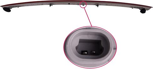 HEADLIGHTSDEPOT Center High Mount 3rd Brake Light Compatible with Cadillac Escalade Escalade ESV 2007-2014 in Saudi Arabia