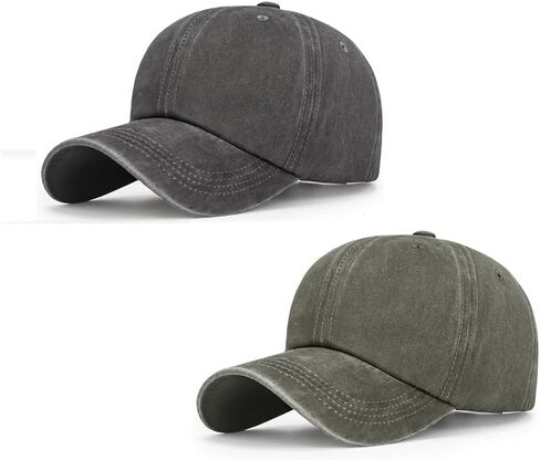 Cynken Baseball Cap All Seasons يمكن تعديلها قابلة للتعديل سهلة 100 ٪ من القطن قبعة أبي للرجال نساء in Kuwait
