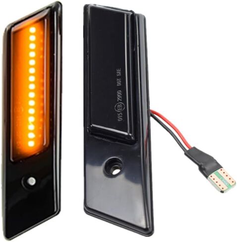 Turn Signal Lamp Led Front Fender Side Marker Light Compatible with BMW E36 E32 (Black) in Saudi Arabia
