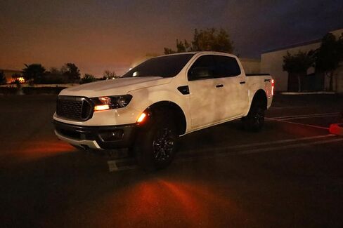 iJDMTOY Dark Smoked Lens Full Amber LED Bumper Side Marker Light Assembly Compatible With 2019-up Ford Ranger, Replace OEM Amber Front Sidemarker Lamps in Saudi Arabia
