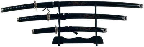 Lavish Home 3-Piece Samurai Sword Set in Kuwait