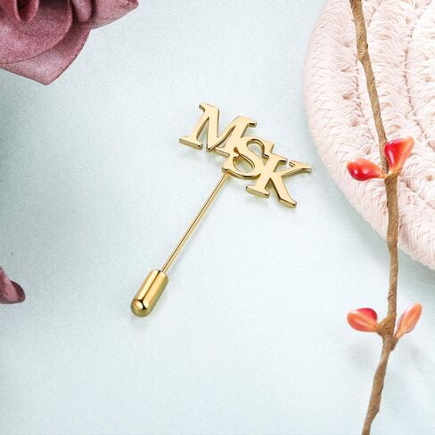 Albertband Name Brooch Pin Personalized Gifts for her Customized Name Brooch for Mother Women Fashion Pin Jewelry Christmas Gifts for mom in Saudi Arabia