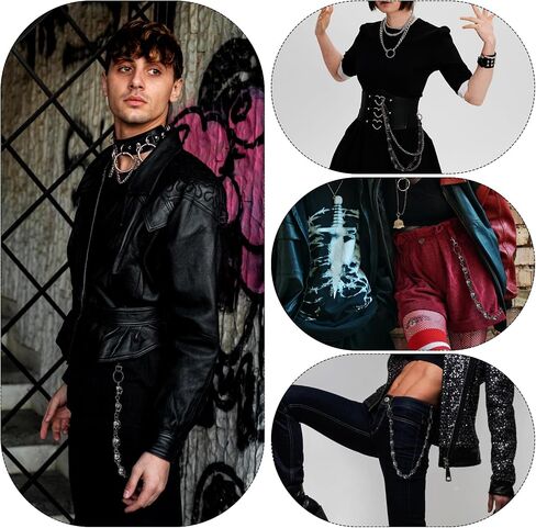 Skull Chunky Pants Chain,Wallet Chains for Men,Pocket Chain Belt Chain in Saudi Arabia