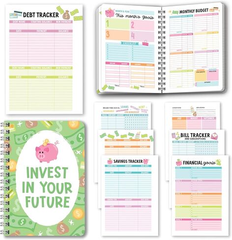 Retro Monthly Budget Planner 2025-2026 - Financial Planner Organizer Budget Book Planner, 2025 Budget Planner And Monthly Bill Organizer, Bill Book Organizer, Bill Tracker Notebook, Budgeting Book in Saudi Arabia