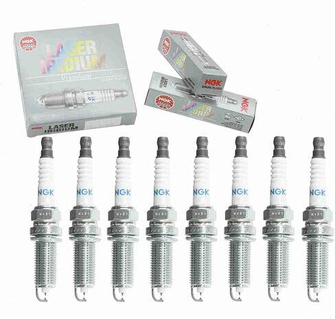8 pc NGK Laser Iridium Spark Plugs compatible with Infiniti QX56 5.6L V8 2011-2013 in Saudi Arabia