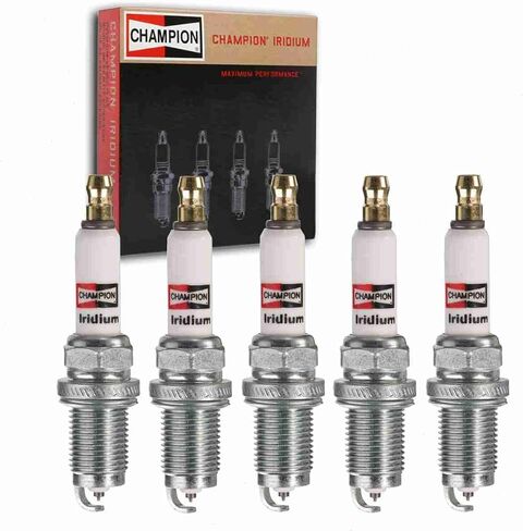 5 PC Champion Iridium Parch Plugs متوافقة مع فولكس واجن بيتل 2.5L L5 2006-2014 in Saudi Arabia