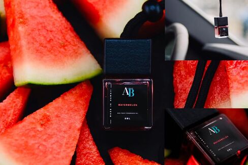 AB Car Scents Air Freshener | Perfume Long Lasting Hanging Car Air Freshener Car Diffuser Bottles Glass Perfume Diffuser Bottle Essential Oils Fragrance Aromatherapy (Watermelon) in Saudi Arabia