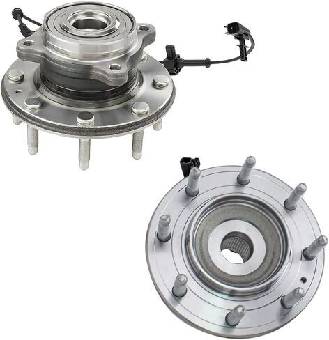 Detroit Axle - 4WD Front Wheel Hub Bearings Tie Rods Sway Bars Suspension Kit Replacement for Chevrolet Sierra Silverado 2500 HD 3500 HD - 10pc Set in Saudi Arabia