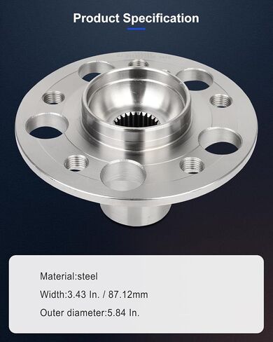 ECCPP 2113570308, 2113570408 0Wheel Hub Bearing Assembly for Mercedes-Benz E500 2003-2006 V8 5.0L, E55 AMG 2003-2006, E320 2003-2009, CLS500 2006 V8 5.0L, CLS55 AMG 20 in Saudi Arabia