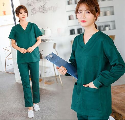Scrubs for Women and Men Unisex set(Top+Jogger Pants) in Saudi Arabia