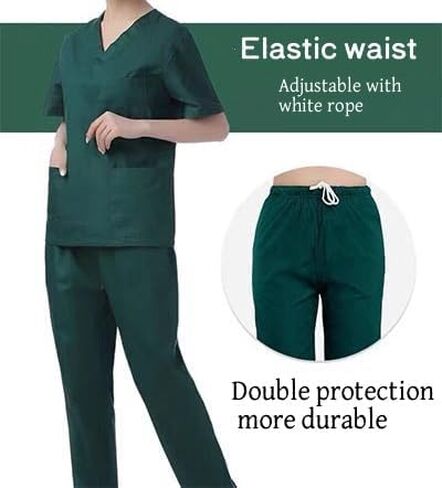 Scrubs for Women and Men Unisex set(Top+Jogger Pants) in Saudi Arabia