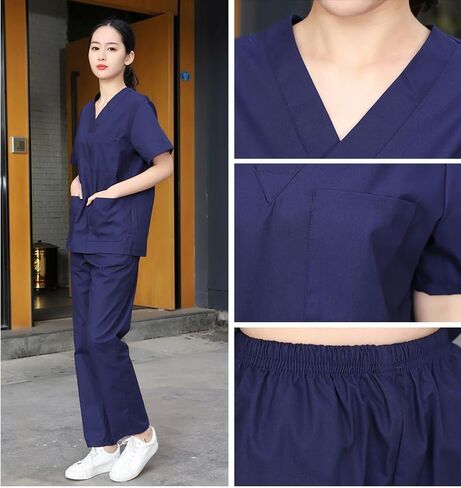 Scrubs for Women and Men Unisex set(Top+Jogger Pants) in Saudi Arabia