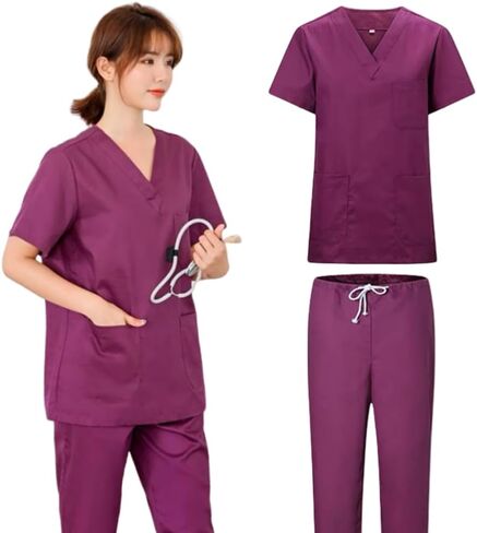 Scrubs for Women and Men Unisex set(Top+Jogger Pants) in Saudi Arabia