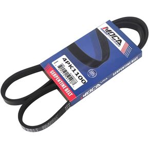 MOCA 4PK1100 EPDM Serpentine Belt Fit 99-05 for Suzuki Grand Vitara 2.5L & 05-06 XL7 2.7L & 94 for Toyota Paseo Tercel 1.5L in Kuwait