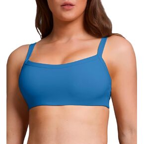 unhewee مربع الرقبة مبطنة صدرية الرياضة للنساء الأوتار القابلة للتعديل لليوغا تجريب المحصول in Kuwait