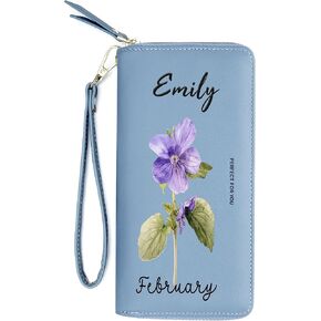 حامل بطاقة الائتمان من Badiya Womens محفظة RFLD يمنع جلود جلدية حول محافظ المعصم السعة الكبيرة in Kuwait