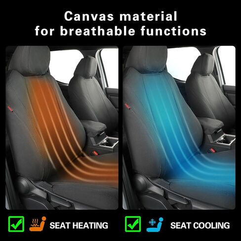 Custom Fit Tacoma Camo Seat Covers for Select Toyota Tacoma (Petrol) 2024 2025 Double cab SR,SR5,TRD Sport,TRD Off-Road,Limited Camouflage Seat Covers - Canvas Full Set (Reed Camouflage) in Kuwait