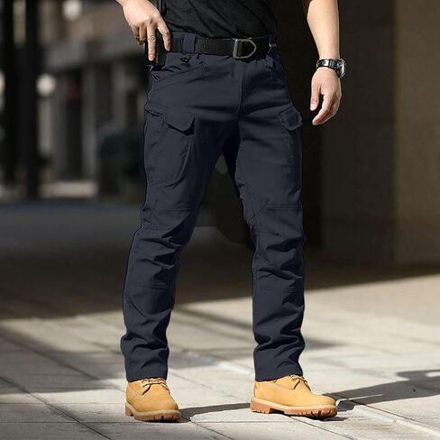 Tactical Cargo Pants for Men Outdoor Waterproof Quick Dry Hiking Pant Baggy Stretch Ripstop Work Multi Pocket Trousers in Saudi Arabia
