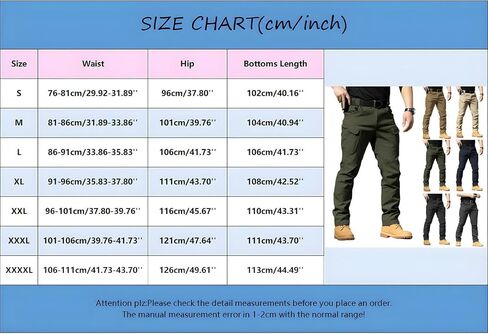Tactical Cargo Pants for Men Outdoor Waterproof Quick Dry Hiking Pant Baggy Stretch Ripstop Work Multi Pocket Trousers in Saudi Arabia