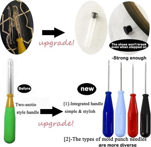 13PCS Mold Punch Needle with Hook & Eye,Candle Wick Inserting Tool for Molds Large-Eye Needle for Candle Silicone Molds,Candle Wick Roll 200 Ft 24 Wick Spool(2 Style),Threader,Candle Wick Holders in Saudi Arabia