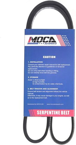 MOCA 4PK1100 EPDM Serpentine Belt Fit 99-05 for Suzuki Grand Vitara 2.5L & 05-06 XL7 2.7L & 94 for Toyota Paseo Tercel 1.5L in Saudi Arabia