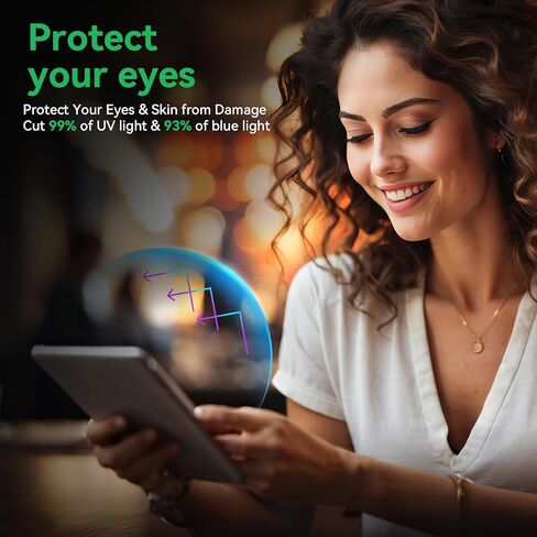 Magnetic 360° Privacy Screen Protector for iPad Air 13 Inch M2 2024 (6th Generation), Case Friendly Blue light Blocker Anti-glare Eye Strain Filter, Removable Anti Spy Film Support Apple Pencil in Saudi Arabia