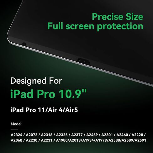 Magnetic 360° Privacy Screen Protector for iPad Air 13 Inch M2 2024 (6th Generation), Case Friendly Blue light Blocker Anti-glare Eye Strain Filter, Removable Anti Spy Film Support Apple Pencil in Saudi Arabia