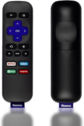 New Roku Remote for Roku Streaming Boxes Compatible with: Roku LT Roku HD XD XDS Roku N1 Roku 1 Roku 2 (RC112) in Saudi Arabia