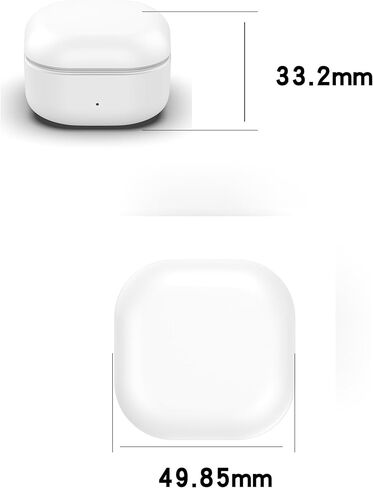 Wireless Charging Case Compatible for Samsung Galaxy Buds Fan Edition(FE) SM-R400, Charger Cradle Station Box with Type-C USB Cable for Samsung Galaxy Buds FE Earbuds (Black) in Saudi Arabia