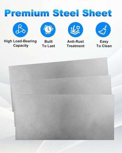 Rocaris 12 X 12 X 1/4 Inch A36 Steel Plate Hot Rolled, Steel Base Plate with 4 Holes Metal Square Plate for Construction Boards, Structure Support, Weldable Square and Industrial in Kuwait