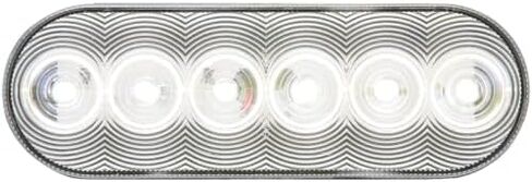 Optronics 2 Pack 6 "Oval Clear 6 LED احتياطيًا للضوء 2 دبوس توصيل Bul12CB in Saudi Arabia