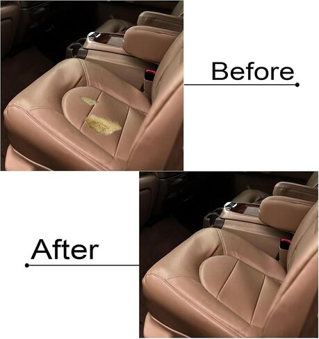 FZJDSD 4PCS Tan Driver & Passenger Side Bottom and Top Lean Back Replacement Leather Seat Covers Compatible with Ford F250 F350 F450 F550 Lariat 1999 2000 in Saudi Arabia