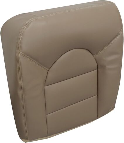 FZJDSD 4PCS Tan Driver & Passenger Side Bottom and Top Lean Back Replacement Leather Seat Covers Compatible with Ford F250 F350 F450 F550 Lariat 1999 2000 in Saudi Arabia