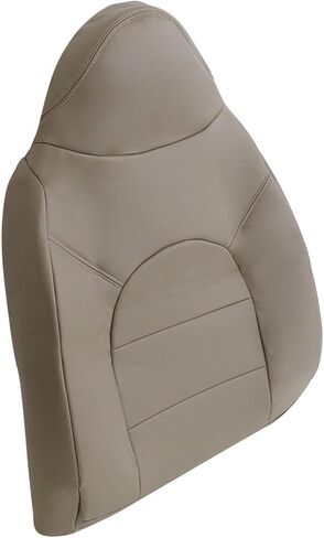 FZJDSD 4PCS Tan Driver & Passenger Side Bottom and Top Lean Back Replacement Leather Seat Covers Compatible with Ford F250 F350 F450 F550 Lariat 1999 2000 in Saudi Arabia