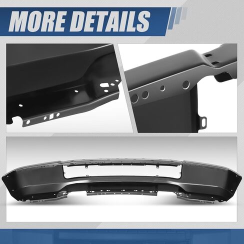 Auto Dynasty Pront Pumper Enport Pace Bar متوافق مع 2020 2021 2022 Ford F-250 F-350 Super Duty ، مع قطع ضوء الضباب ، باللون الأسود المطلي ، FO1002458 in Saudi Arabia