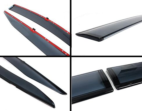 Smoke Tinted Low Profile Window Visor Rain Guard Deflector with Compatible for 2016-2022 Toyota Prius in Saudi Arabia