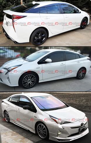 Smoke Tinted Low Profile Window Visor Rain Guard Deflector with Compatible for 2016-2022 Toyota Prius in Saudi Arabia