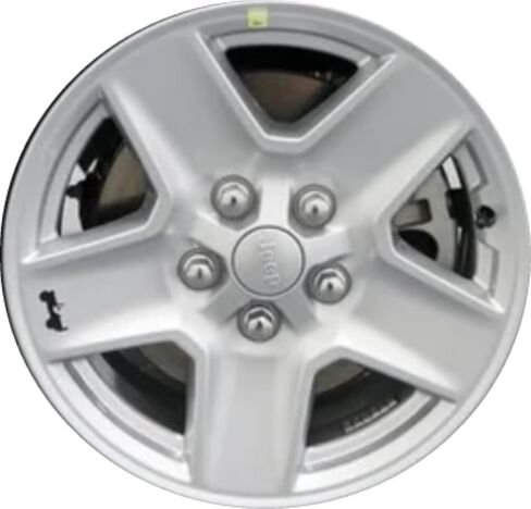 Partsynergy Replacement For New 17 Inch Aluminum Wheel Rim Fits 2020-2021 Jeep Gladiator 5 Lug 127mm 5 Spokes 17x7.5 inch in Saudi Arabia