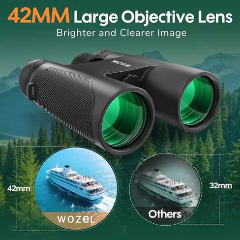 15X25 Small Binocular for Adults & Kids - High Powered Binoculars with Bright Light & Large Field of View - Compact Binoculars for Hunting, Bird Watching, Hiking, Outdoor Activities in Saudi Arabia