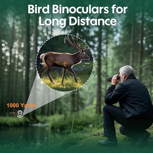 15X25 Small Binocular for Adults & Kids - High Powered Binoculars with Bright Light & Large Field of View - Compact Binoculars for Hunting, Bird Watching, Hiking, Outdoor Activities in Saudi Arabia